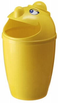Afvalbak 75L "clown" - GEEL