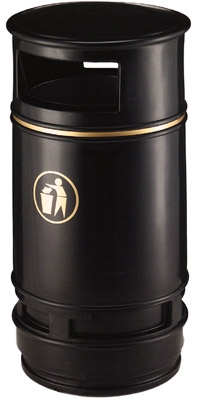 Afvalbak Copperfield 90L, kunststof met metalen binnenemmer