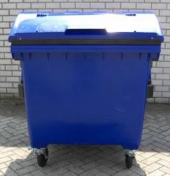Container 1100L 136x106x146cm - BLAUW