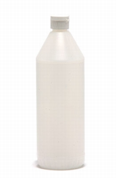 Lege fles 1L met witte spuitdop