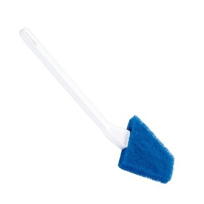 WC borstel blauwe schuurpad