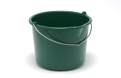 Emmer - rond - 12 l - GROEN