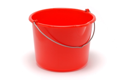 Emmer - rond - 12 l - ROOD