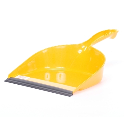 Vuilblik plastiek GEEL