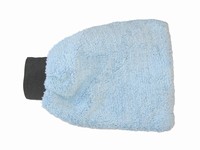 Microvezel washandschoen Bluenet blauw