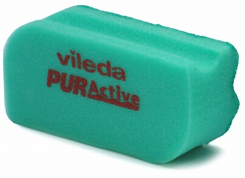 Vileda spons Puractive 15x7x4.5cm GROEN