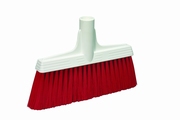 Bezem polyester vezels zacht - 179 x 34 x 235 mm rood