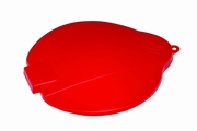 Emmerdeksel polipropyleen 373 x 25 x 310 mm rood