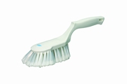 Ergonomische handborstel - 70 x 65 x 325 mm wit