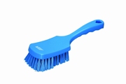 Handborstel met korte steel  - 50 x 70 x 245 mm blauw