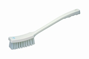 Handborstel met lange steel - 50 x 43 x 410 mm wit