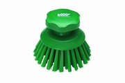 Ronde handschuurborstel polyester - Ø 125 x 95 m groen