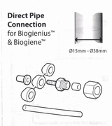 Directe pijpverbinding 15 - 38mm