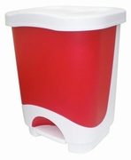 Pedaalemmer Idea 18L wit/rood