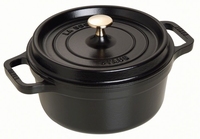 Ronde Cocotte 22 cm - zwart