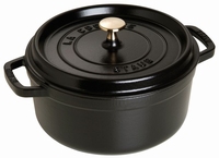 Ronde Cocotte 24 cm - zwart