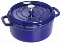 Ronde Cocotte 24 cm - donkerblauw