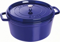 Ronde Cocotte 30 cm - donkerblauw