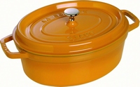 Ovale Cocotte 23 cm - mosterd