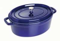 Ovale Cocotte 31 cm - donkerblauw