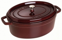 Ovale Cocotte 31 cm - aubergine