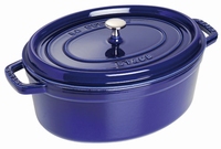 Ovale Cocotte 33 cm - donkerblauw