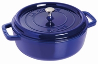 Lage Ronde Cocotte 26 cm - donkerblauw