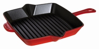 Amerikaanse grill - vierkant - 26 x 26 cm - kers