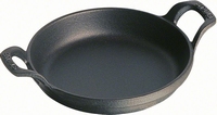 Stapelbaar bord - rond - 16 cm -  zwart