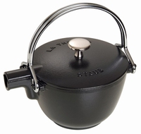 Ronde theepot - zwart