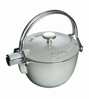 Ronde theepot - grafietgrijs