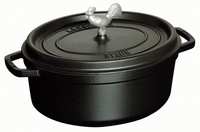 Cocotte voor coq-au-vin 31 cm - zwart