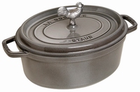 Cocotte voor coq-au-vin 31 cm - grafietgrijs