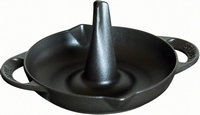 Verticale roaster 24 cm - zwart
