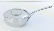 Atlantis conische sauteuse met inox deksel 18 cm