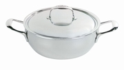 Atlantis conische sudderpot met inox deksel 24 cm