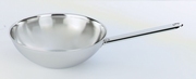 Wok 26 cm - vlakke bodem