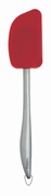 Siliconen pannenlikker (greep van inox 18/10) - rood - 30,5