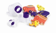 Koekjesvormen: dieren uit de zoo - set van 3 stuks
