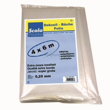 DEKZEIL PE  6X6M  0.20MM NATUREL 3 ST/PC