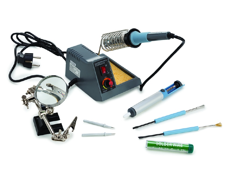 SET MET SOLDEERSTATION MET INSTELBARE TEMPERATUUR - 40-48 W