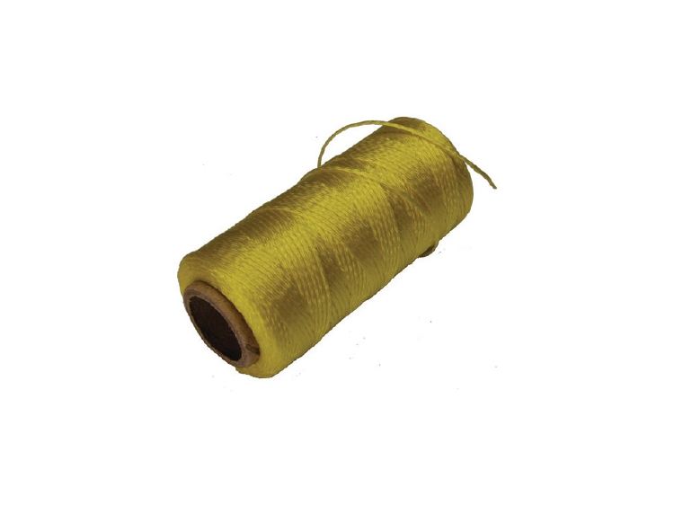METSELKOORD - 1.2 mm - LENGTE 100 m - GEEL 1st.