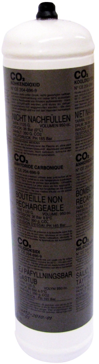 OXYTURBO - EENMALIGE CO2 GASFLES - VOOR MIGNON EN MICRO - 95