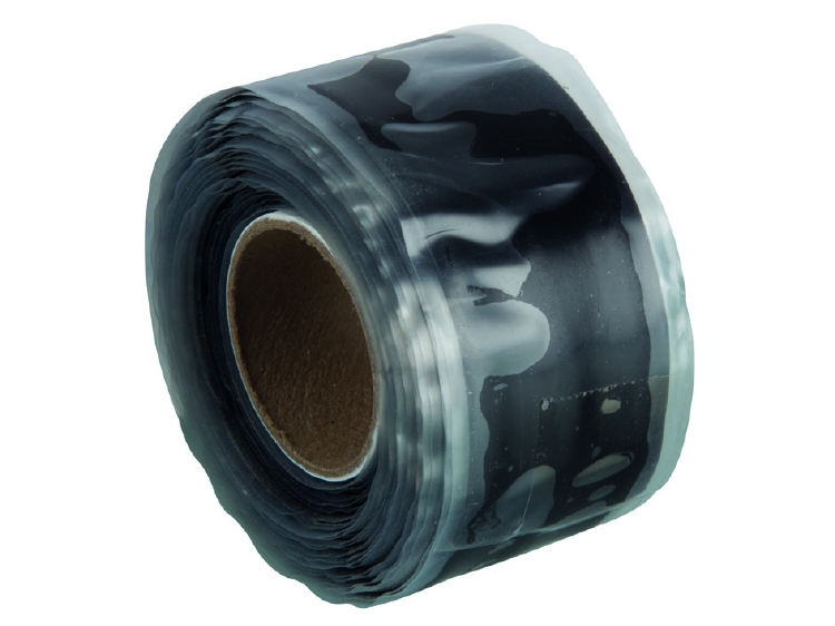 Stretch & fuse tape - zwart - 25 mm x 3 m 1st.