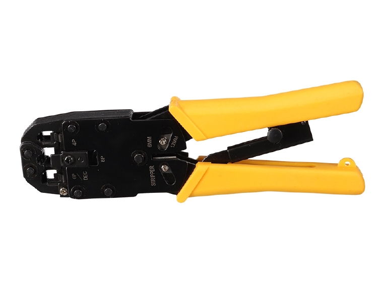 PROFESSIONELE KRIMPTANG VOOR MODULAIRE CONNECTOREN RJ10 - RJ