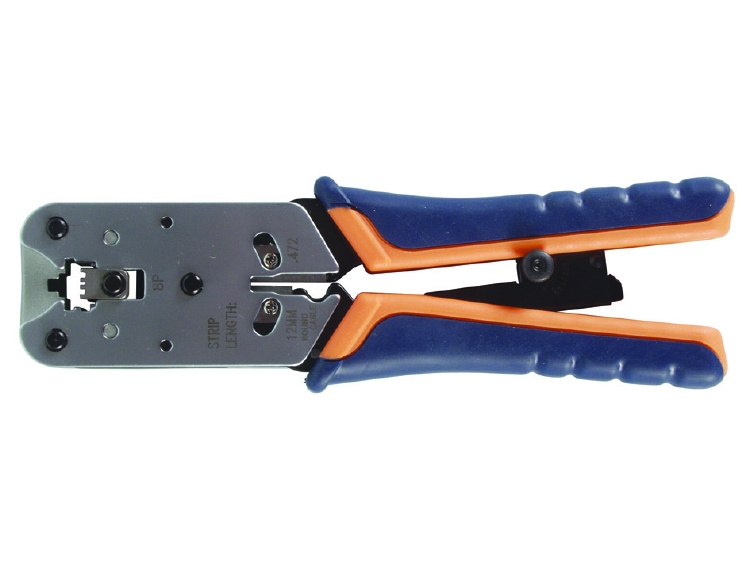 PROFESSIONELE KRIMPTANG VOOR MODULAIRE CONNECTOR 8P8C (RJ45)