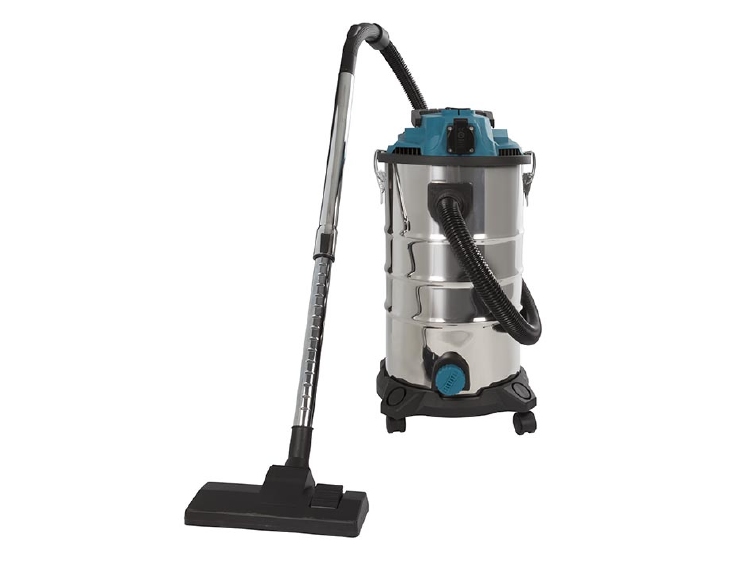 NAT-/DROOGZUIGER - 1200 W - 30 L - ROESTVRIJ STALEN RESERVOI