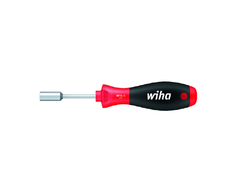 Wiha Schroevendraaier SoftFinish zeskantdopsleutel met korte