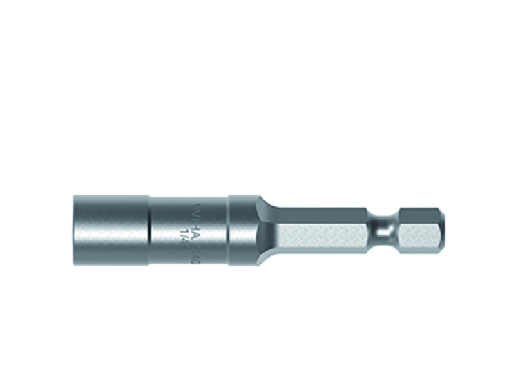 Wiha Bithouder klemming met borgring 1/4" (01910) 57 mm 5st.
