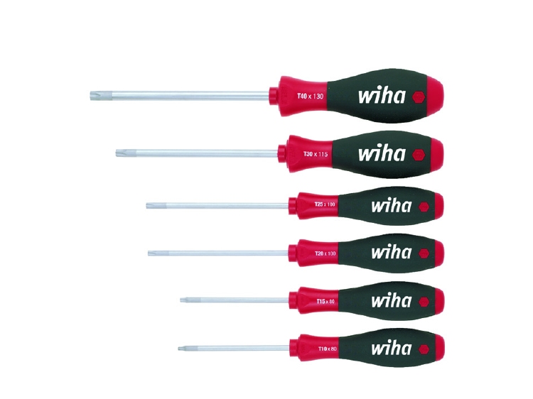 Wiha Schroevendraaierset SoftFinish TORX® 6-delig (07155) 1s